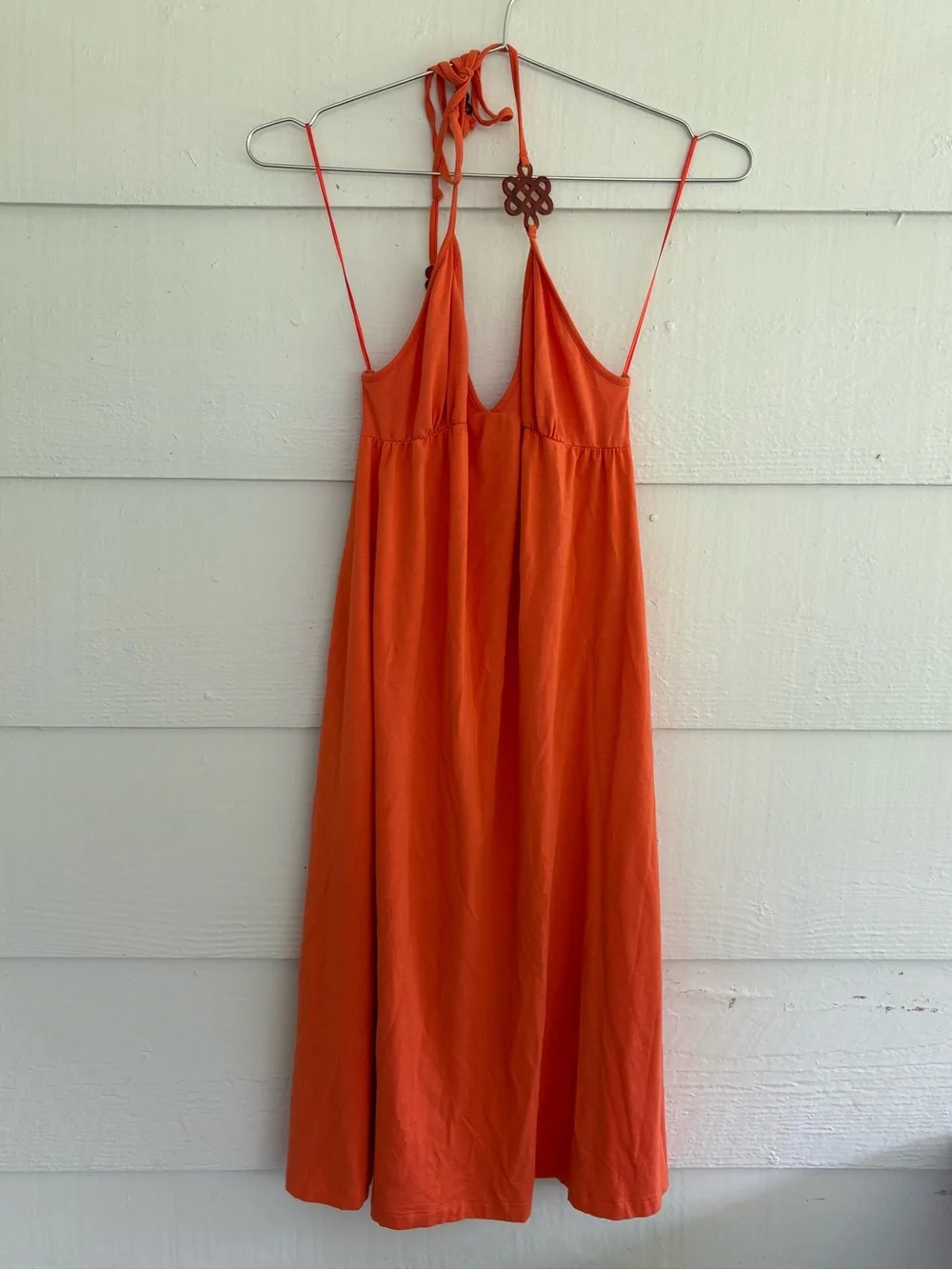 dvf orange dress DVF